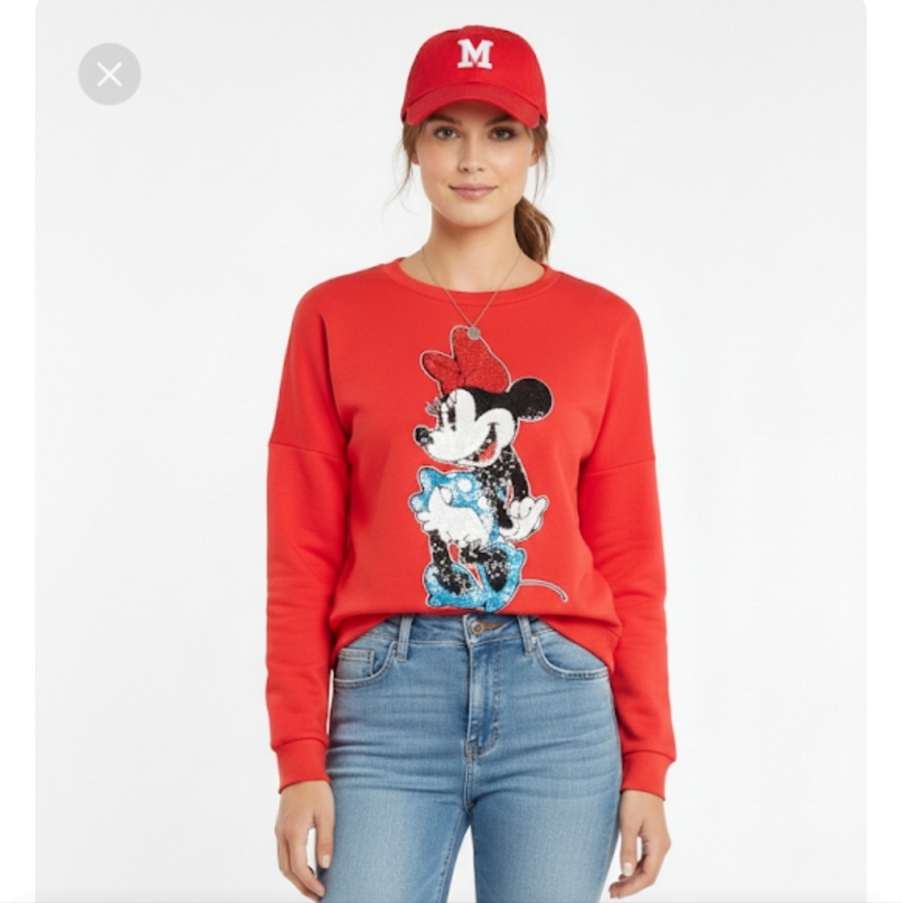 Disney Red Sweatshirt - Picture 12 of 12